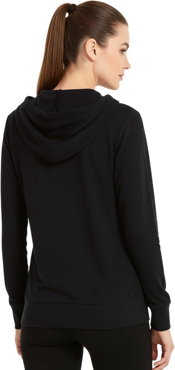 Lightweight Cotton Hoodies for Women with Pockets,S-3XL Full Zip Women's Long Sleeve Basics Jacket Sweatshirt Tops