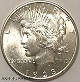 1923 No Mint Mark 1923 Peace Dollar Strong Mint Luster Gem Bu Uncirculated 90% Silver $1 $1 US Mint Mint State