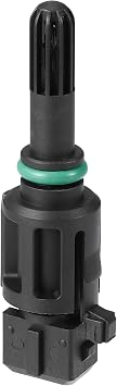 Motoforti Car Air Intake Charge Temperature Sensor, for BMW 318i 1996-1998, Plastic, No.13621739510, Black