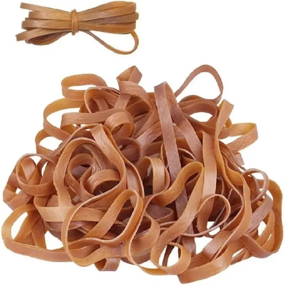 Bande Elastiche di Gomma di Grandi Dimensioni, 50 Pezzi di Elastico in Gomma, Elastico Alto 70x10 mm for Fai da Te, Artigianato, Scuola, Forniture for Confezioni di Fabbrica, Elastici