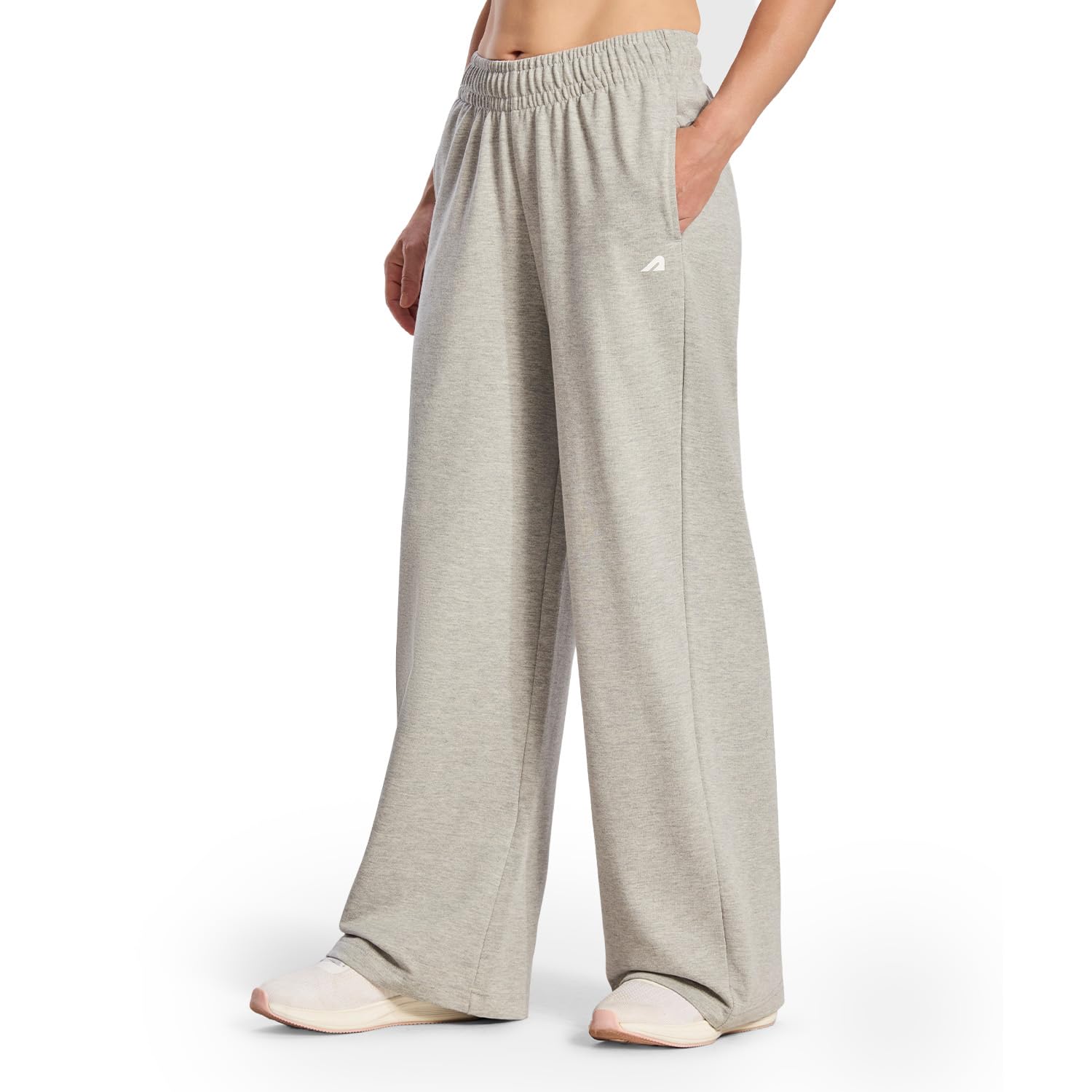 boldfit Wide Leg Track Pants for Woman, Cotton Blend High Waist Sweatpants with Adjustable Drawstring, Breathable Relaxed Fit Lounge Pants with Side Pockets for Yoga, Gym, Travel & Casual Wear-picture-28