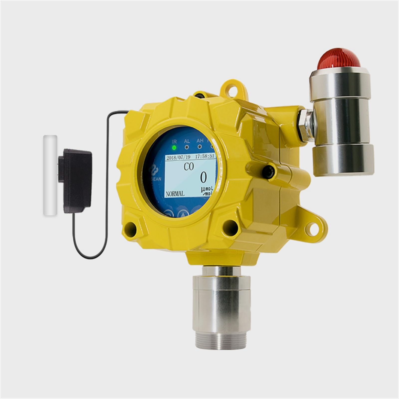 Gas Detector Industrial Use Fixed Gas Analyzer Certification for Toxic and Combustible Oxygen Analyzer(H2 (0-1000ppm-1))