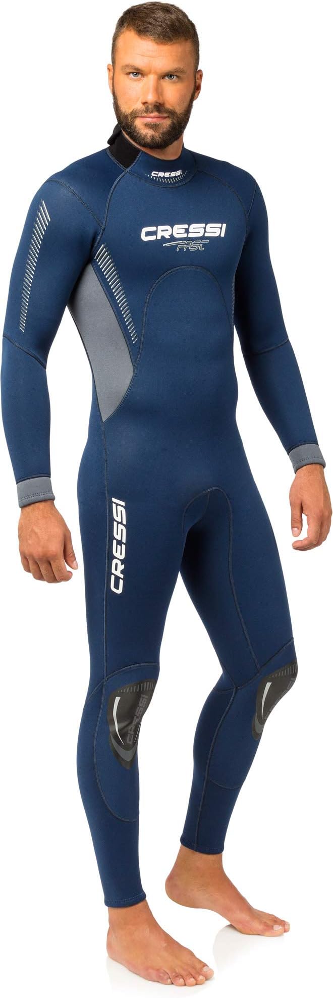Men's Full Wetsuit Back-Zip for Scuba Diving & Water Activities - Fast 3mm: Designed in Italy