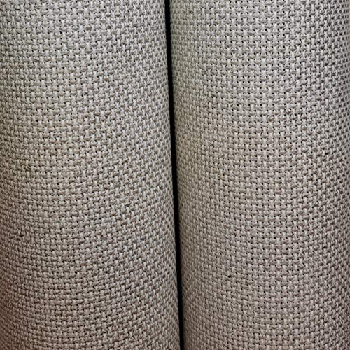 Image of 19 inch x 28 inch 14CT Counted Cotton Aida Cloth Cross Stitch Fabric (Linen)