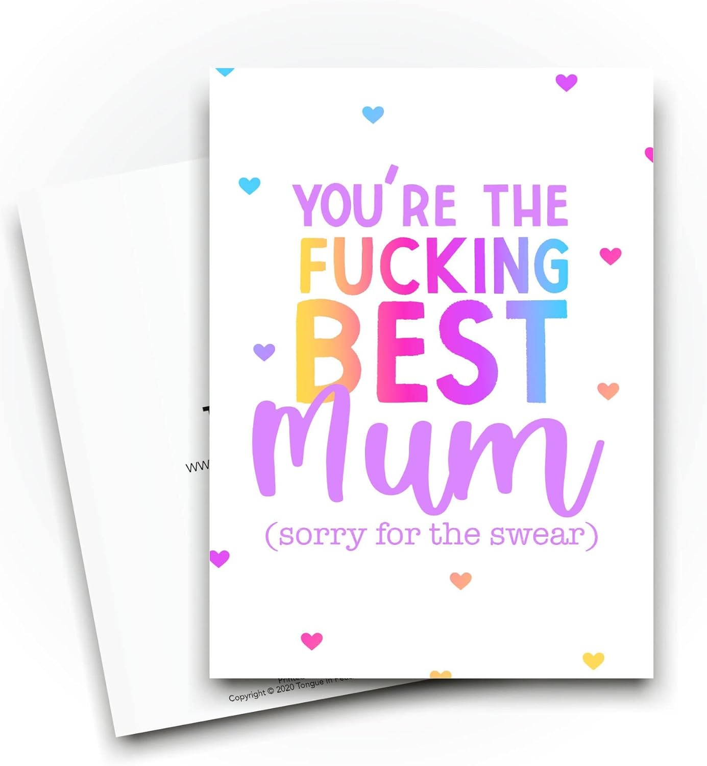 Funny Mother's Day Card - You're the F'ing Best Mum - Happy Mother's Day - Mummy Card - Mum Cards - Card for Mum - Mum's Birthday - CBH1475
