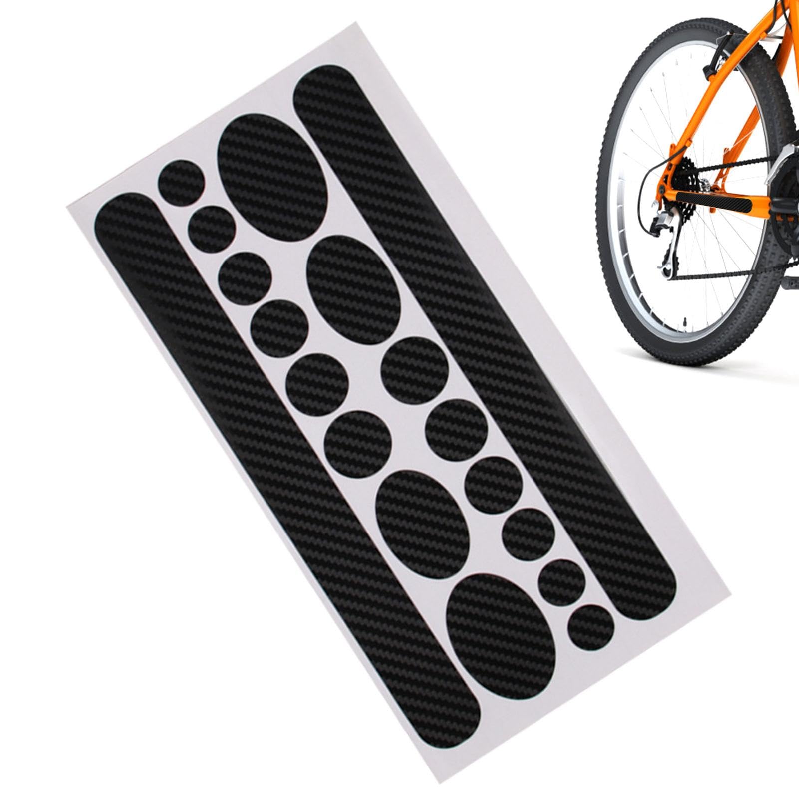 Pellicola Trasparente Adesiva Pellicola Protezione Telaio Bici CNCLOL | Adesivo 3M 4x118" | Antigraffio Per MTB, Gravel E Strada | Effetto Carbonio Nastro Protezione Vernice Bici - Foto 9