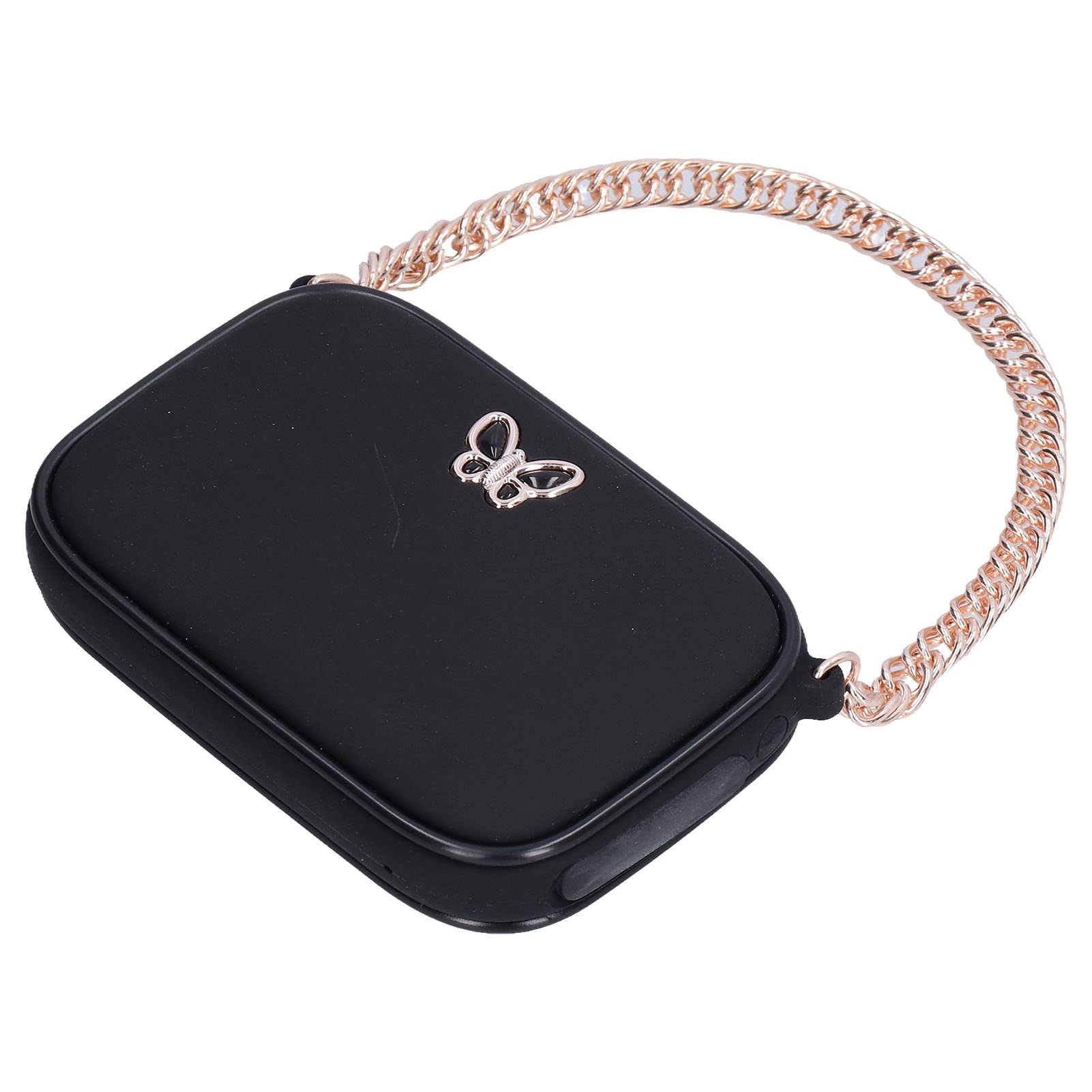 Calentador de Manos eléctrico 45-55 ℃ Bolsa calefactora de Doble Cara Calentador de Manos Banco de energía Calentador de Manos con Carga USB 2 en 1 Negro, ABS +