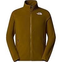 The North Face NF0A855X1OB1 Men’s 100 Glacier Full Zip - EU Maglia Lunga Uomo Moss Green Taglia L