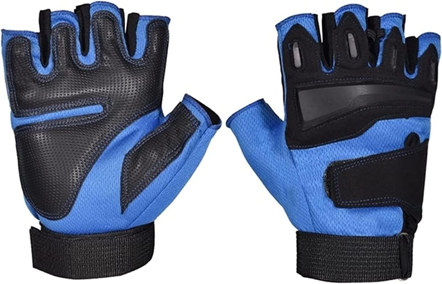 Alexvyan Blue Gym Gloves with Wrist Support Grip and Breathable Gym Glove Design Used for Weight Lifting, Pull Up, Crossfit, Cycling, Driving, Fitness, Gym Training-image-18