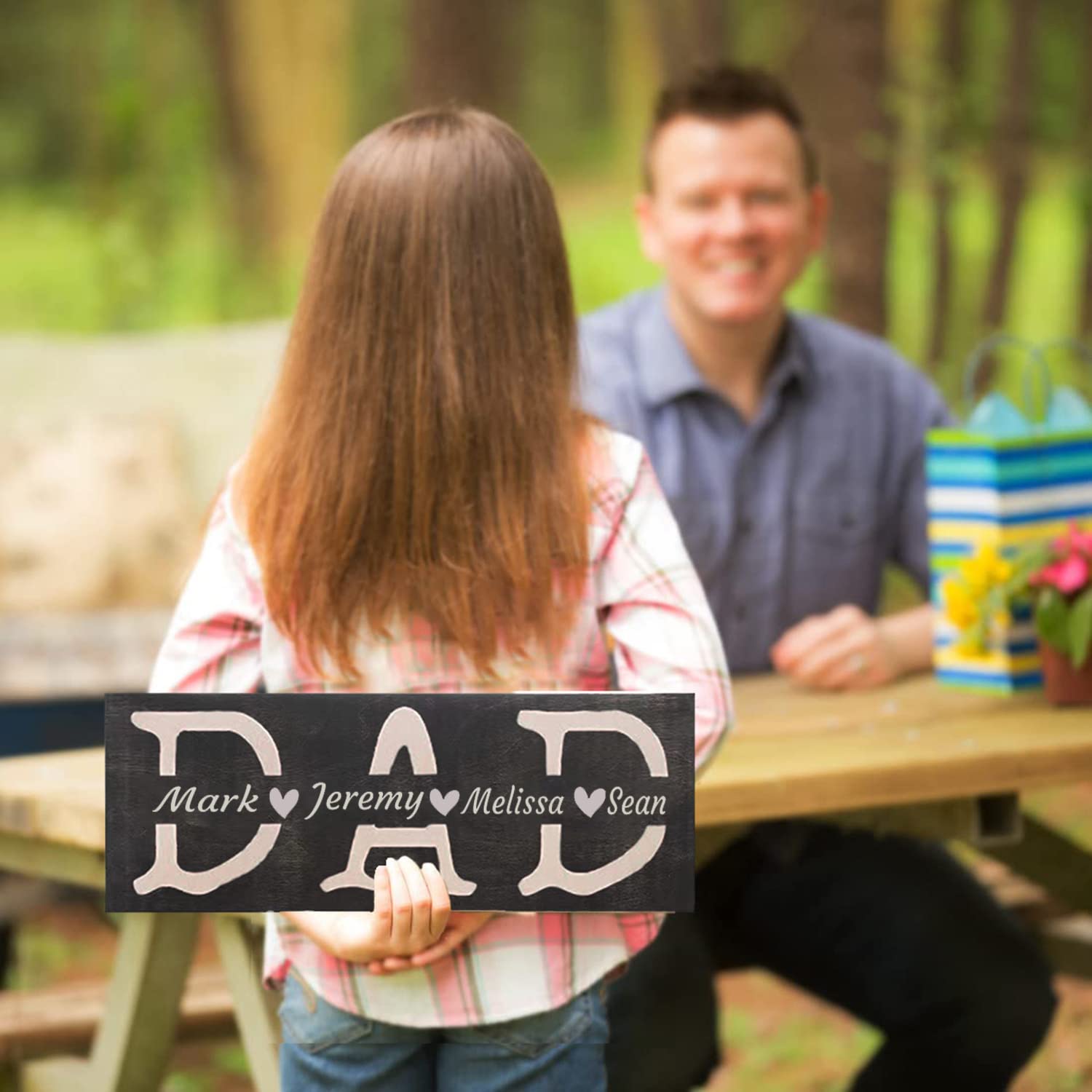 Personalized Fathers Day Wall Art Gifts For Dad Personalized, Custom ...