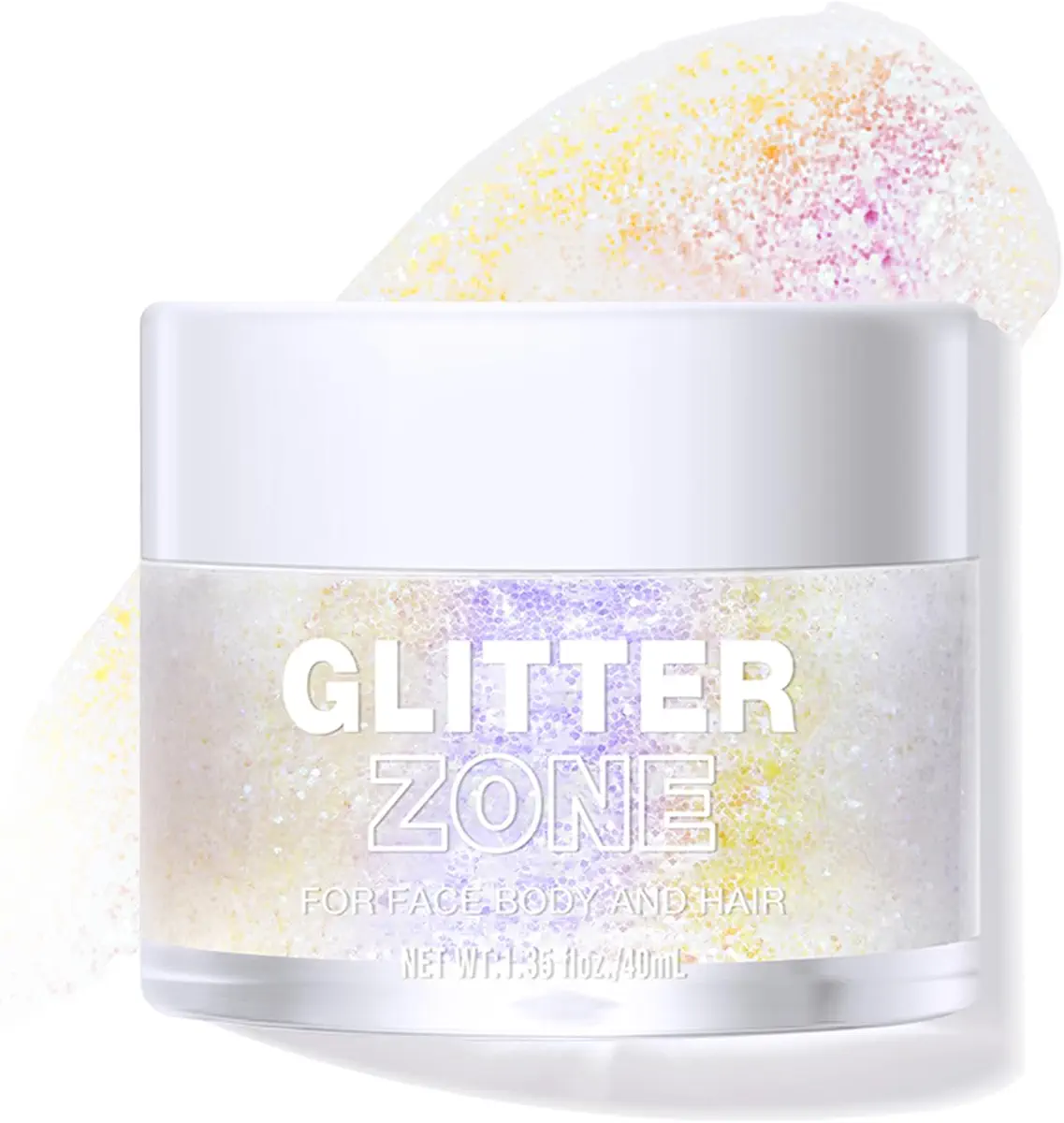 Biodegradable Holographic Body Glitter Gel - Cosmetic-Grade, Long-Lasting Glitter for Face, Body, and Hair, Safe and Easy to Use, Perfect for Festivals and Parties, Vegan &amp; Cruelty Free (03#)