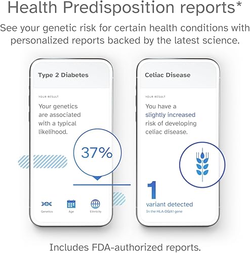 Miniatura 3 de 23 andme Prueba de ADN – Salud + ancestry Servicio de genética Personal – 75 + informes en línea