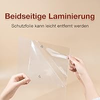 Joyshare Képkeret 30x40 cm - Fekete Fa Keret Akrilüveggel, Paszpartúval, Kétirányú Felfüggesztéssel, Gyerekbiztos, Fotókhoz, Poszterekhez, O 4