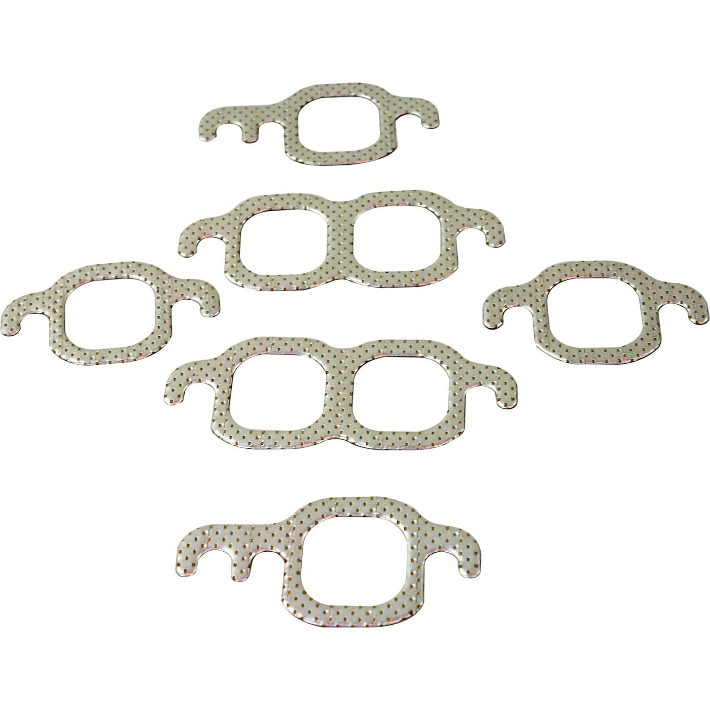 Replacement Outlet Manifold Gasket Set of 6 fits Pontiac Bonneville 1986 V8 (5.0L)