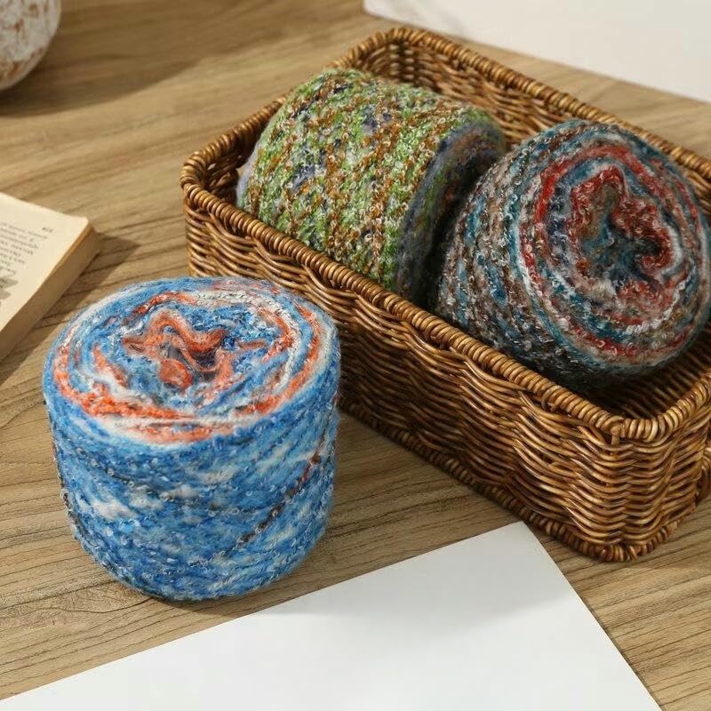 5-10 szt. 100 g przędzy moherowej gradient, kolorowa włóczka z wełny Bouclé, do robienia na drutach, swetrów, swetrów, szalików i czapek