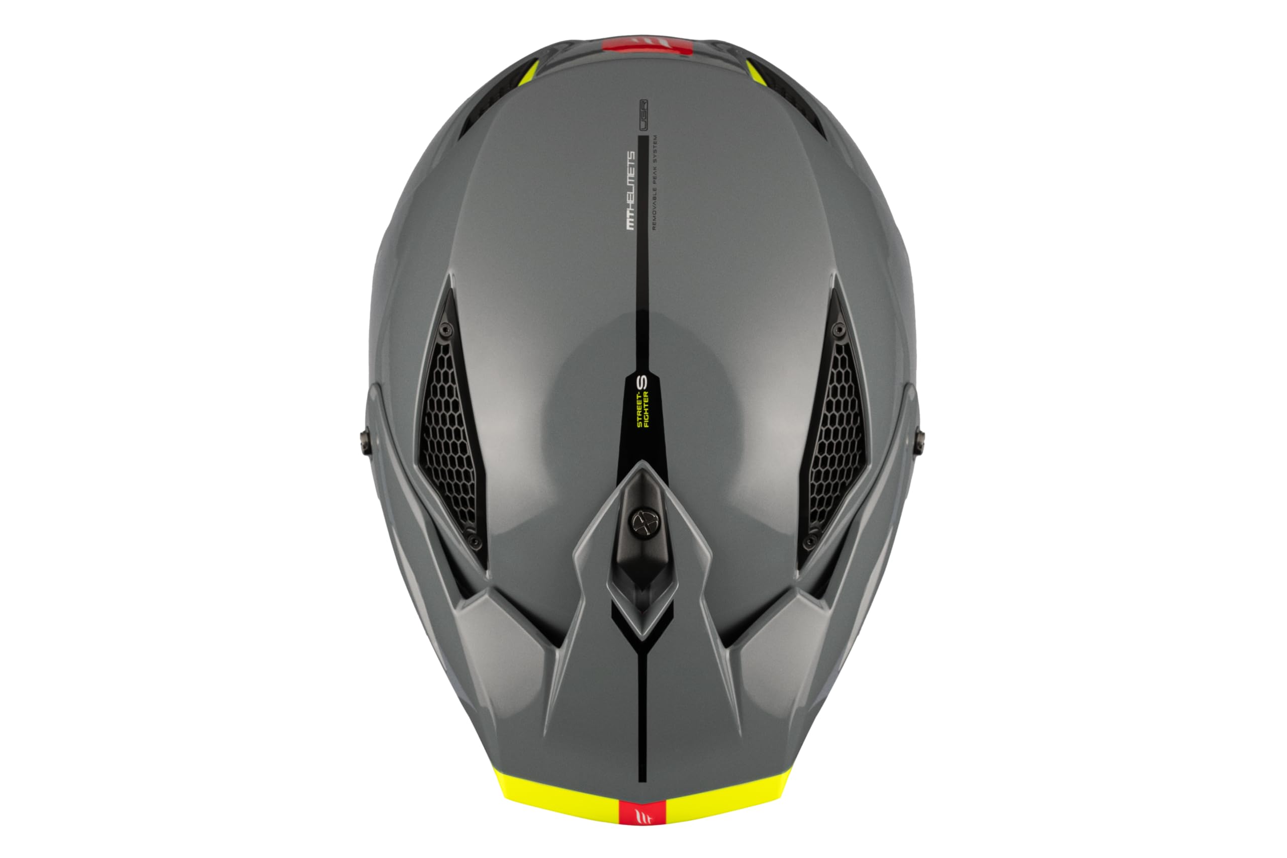 MT Helmets Streetfighter SV S – Casco Moto Integral Abierto con Visor Solar Retráctil, Estilo Streetfighter, Interior Lavable y Calota HIRP | Homologado ECE 22.06 & DOT