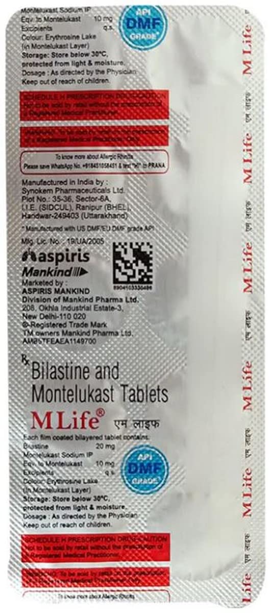 MLIFE - Strip of 10 Tablets