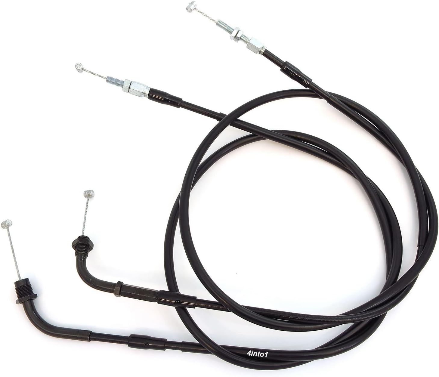 Reproduction Throttle Cable Set Push And Pull - Fits Honda CB400 Hawk CM400 CB450T CB450SC CB450 Nighthawk CM450 CX500 1978-1986