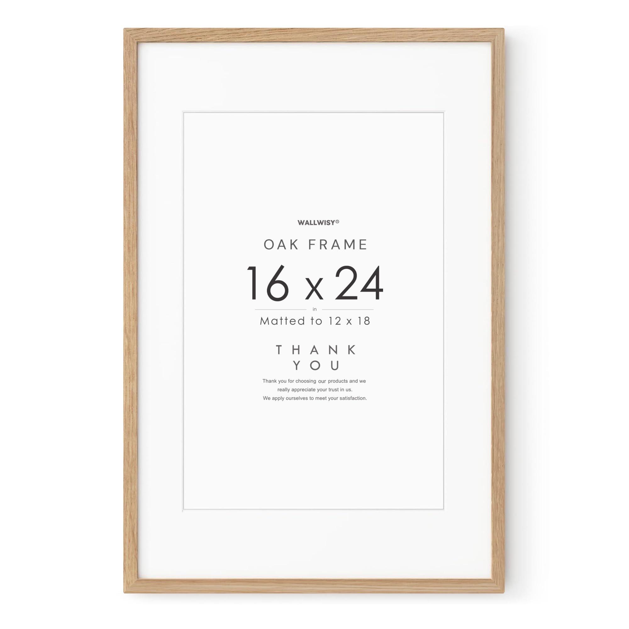 wallwisy Solid Oak Frame