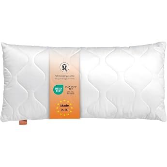Sleepling 190001-P Basic 100 Microfibre Pillow in White White 50 x 60