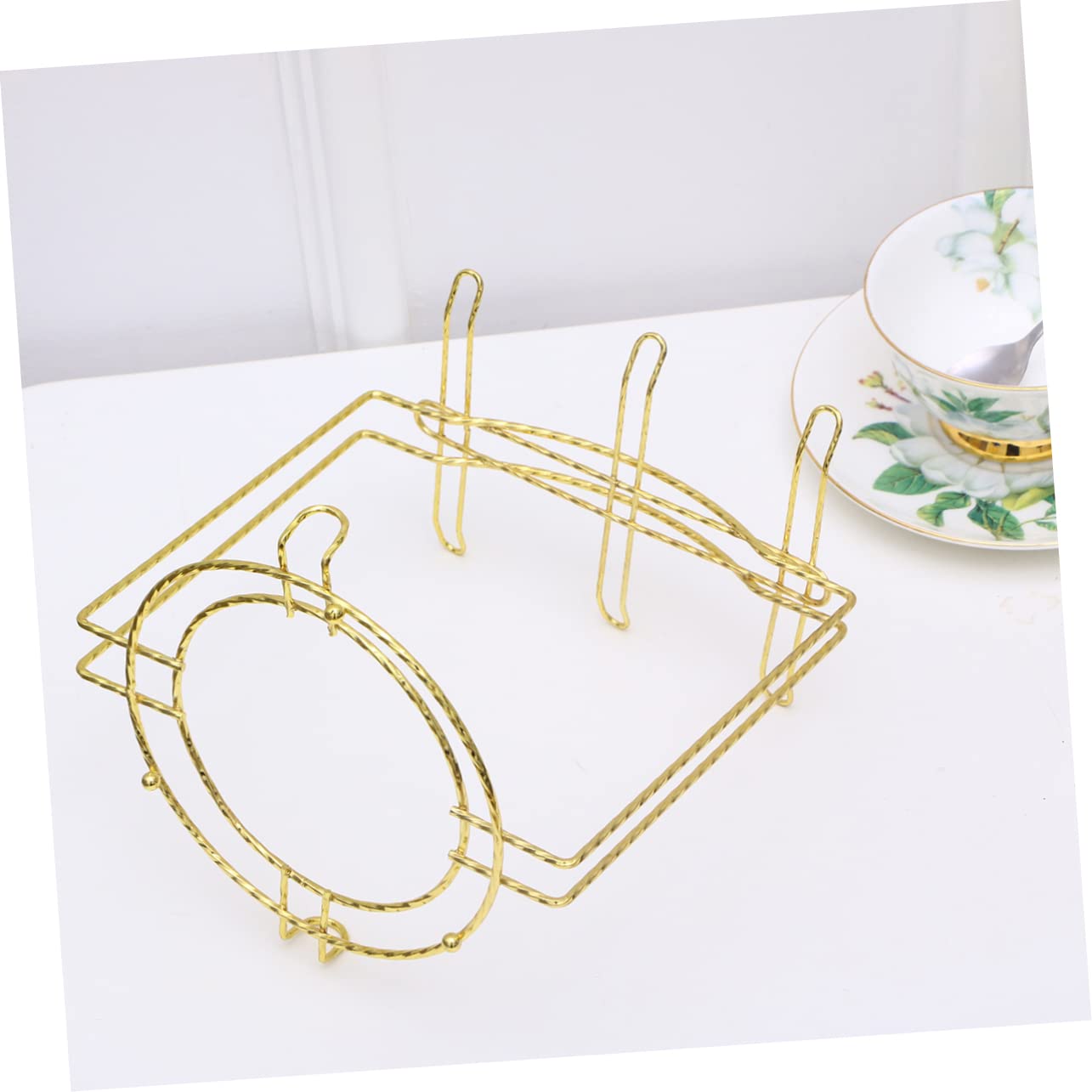 Soporte para tazas de café, gabinete de cocina de acero inoxidable y solución de almacenamiento para tazas y platos, estante elegante y funcional para uso diario