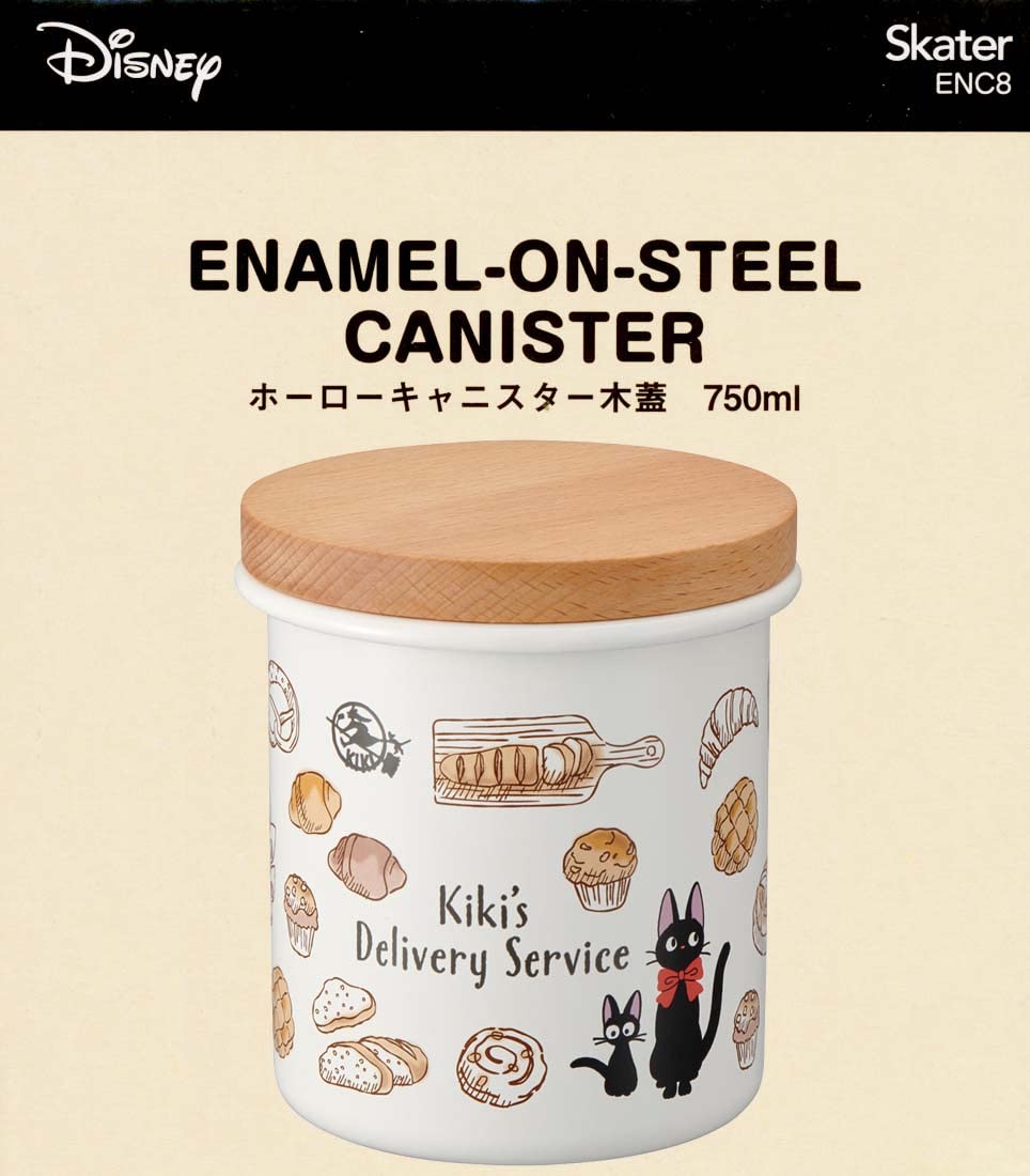 Amazon.co.jp: スケーター(Skater) ホーロー キャニスター 750ml 木蓋
