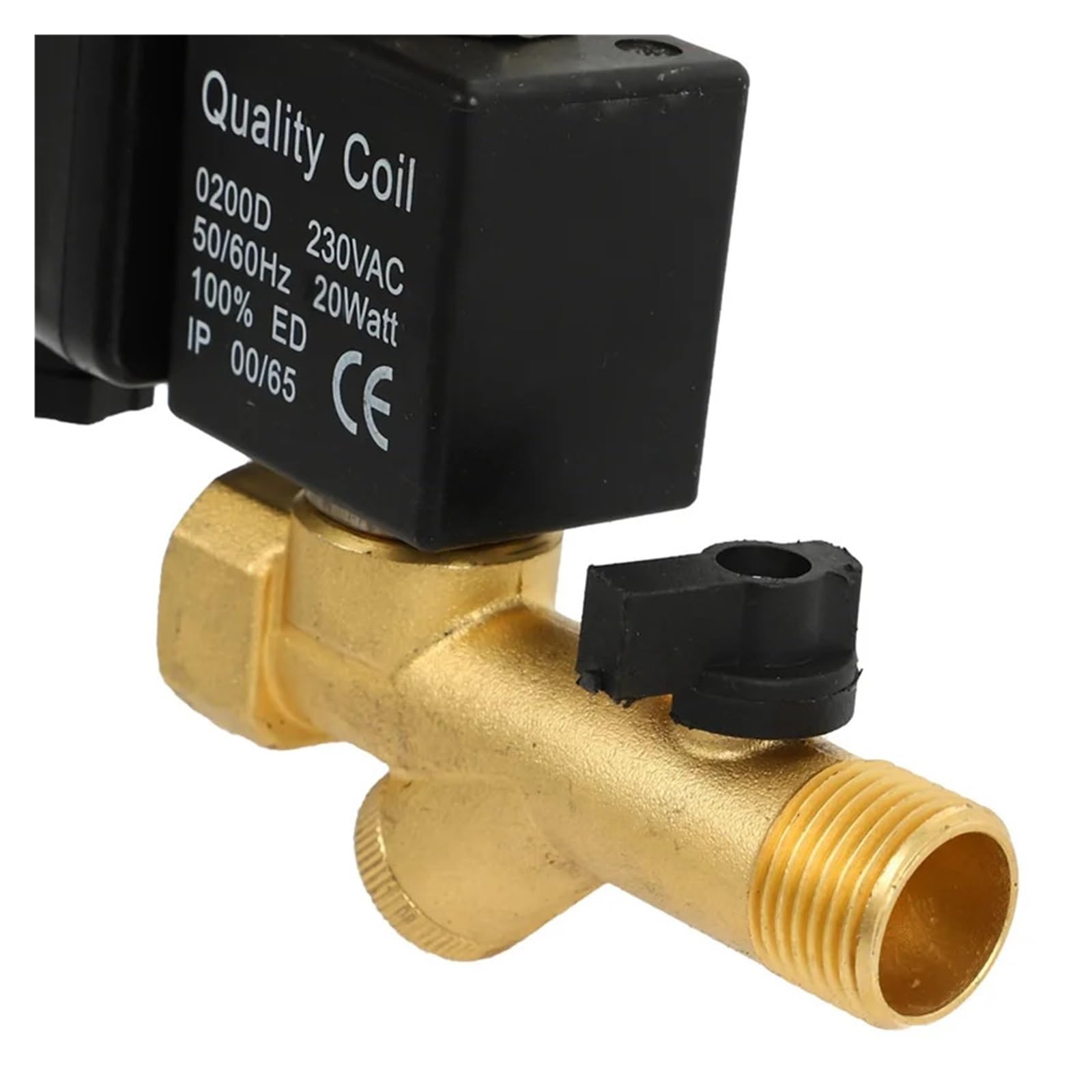 Válvula de drenaje automática electrónica temporiz 2X AC 220V 1/2 pulgadas válvula de drenaje automática del tanque de Gas del compresor de aire electrónico temporizado de 2 vías