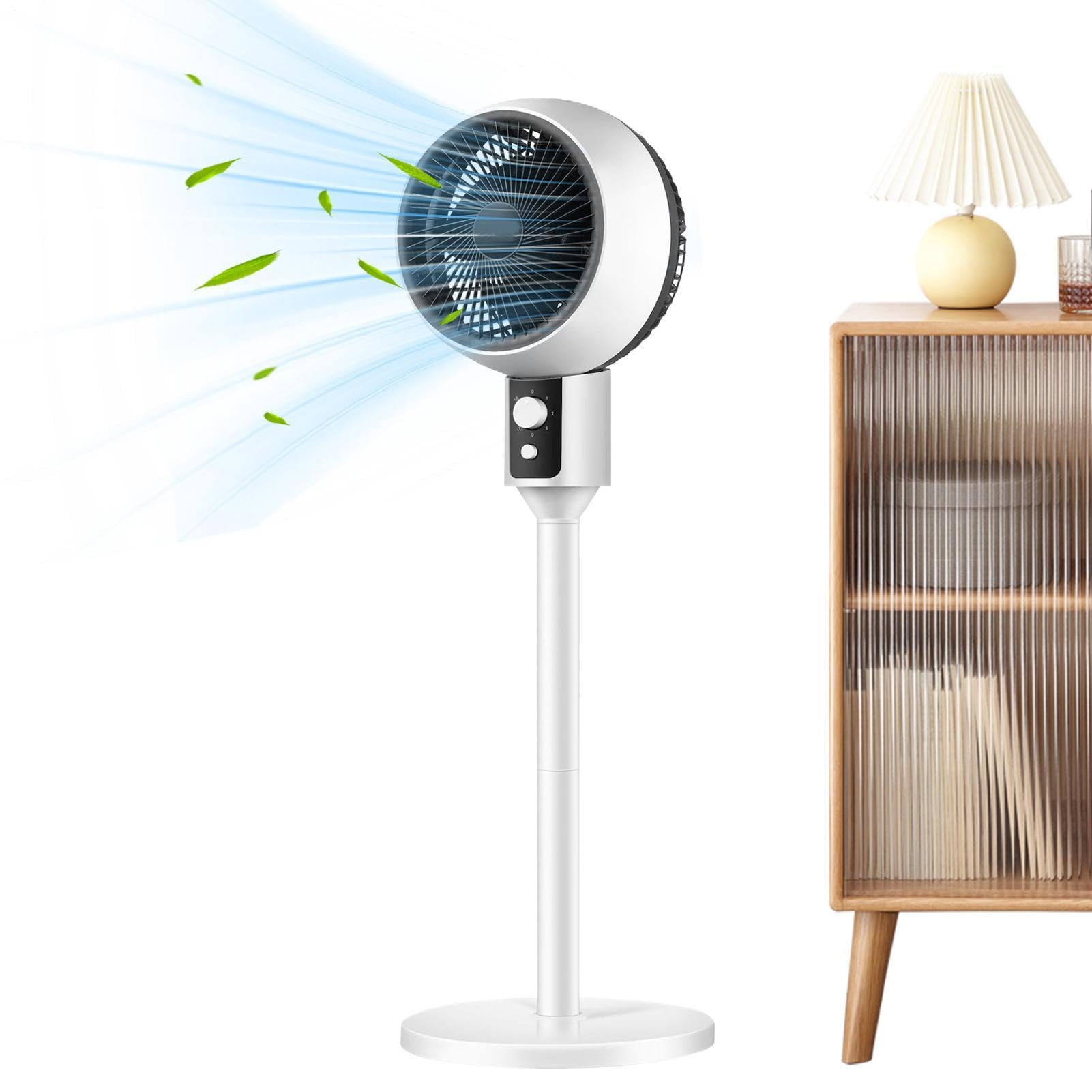 Ventilador de pie 3 Velocidades Flujo de Aire Potente y Silencioso Vertical | Ventilador De Gran Altura Para Hogar Garaje Oficina Patio Tienda Dormitorio Baño Dormitorio Habitación