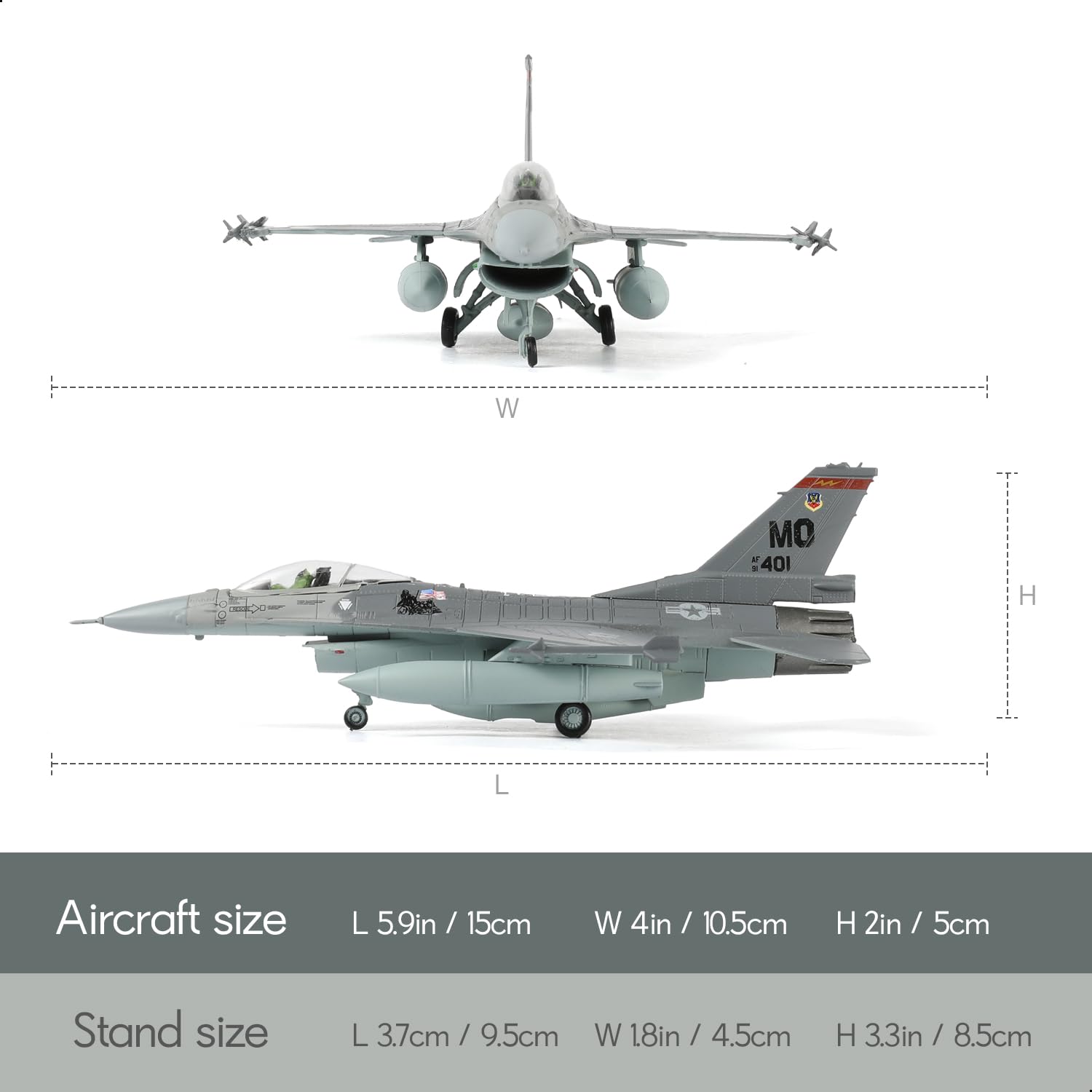 Building a 1/72 scale F-16A Fighting Falcon model