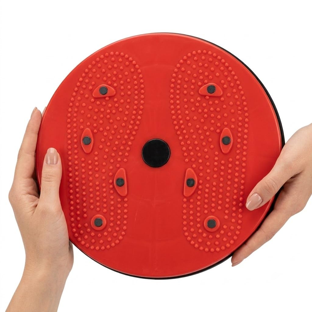 Drumstone Tummy Twister Exercise Disc | 360° Waist Twisting Balance Board for Core Strength, Abdominal Workout, Fat Burning & Full Body Fitness Training at Home | Fitness Twister for Waist, Legs & Hips-image-22