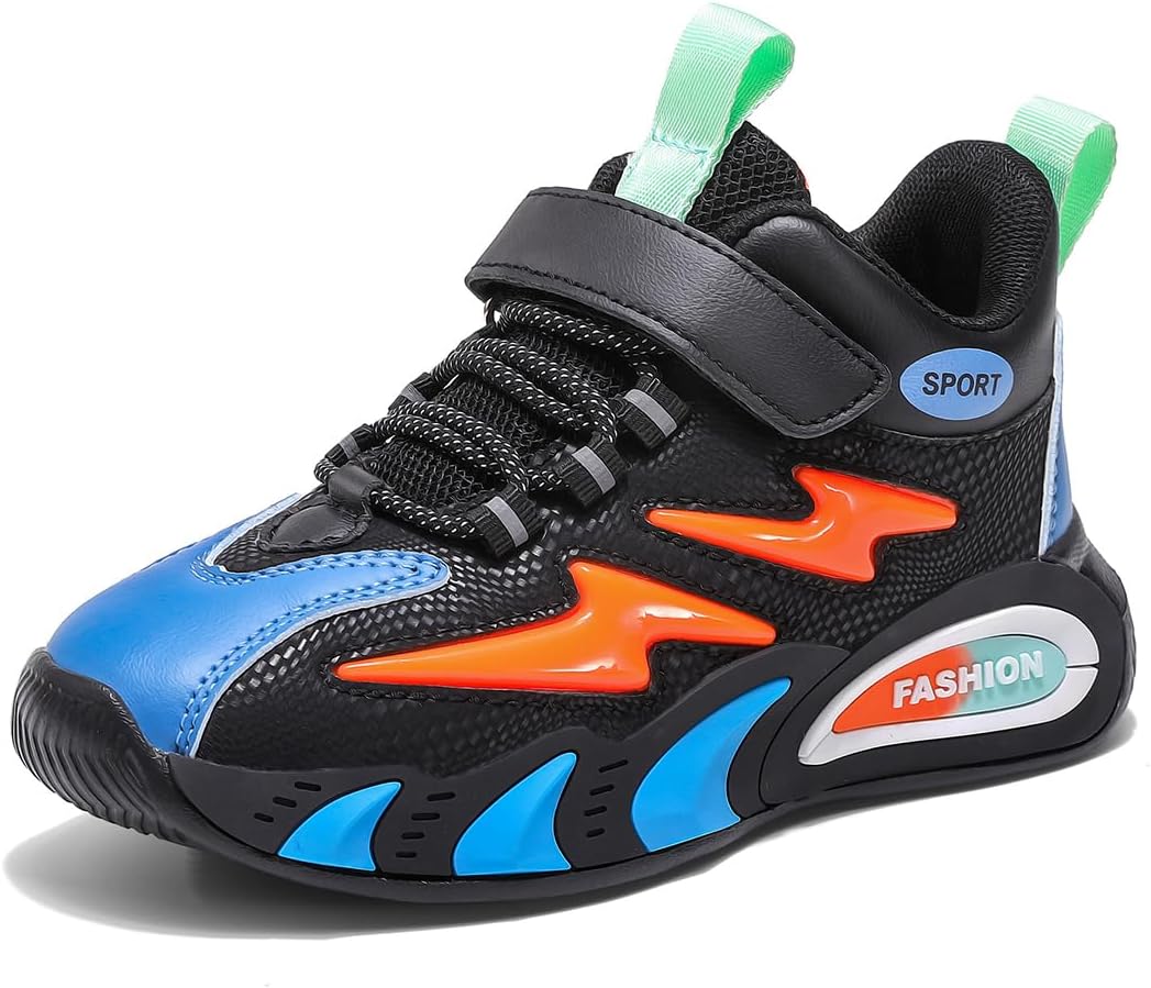 Kids Shoes for Boys Girls Running Tennis Sneakers Athletic Walking Gym Sports Lightweight Breathable for Toddler/Little Kid/Big Kid