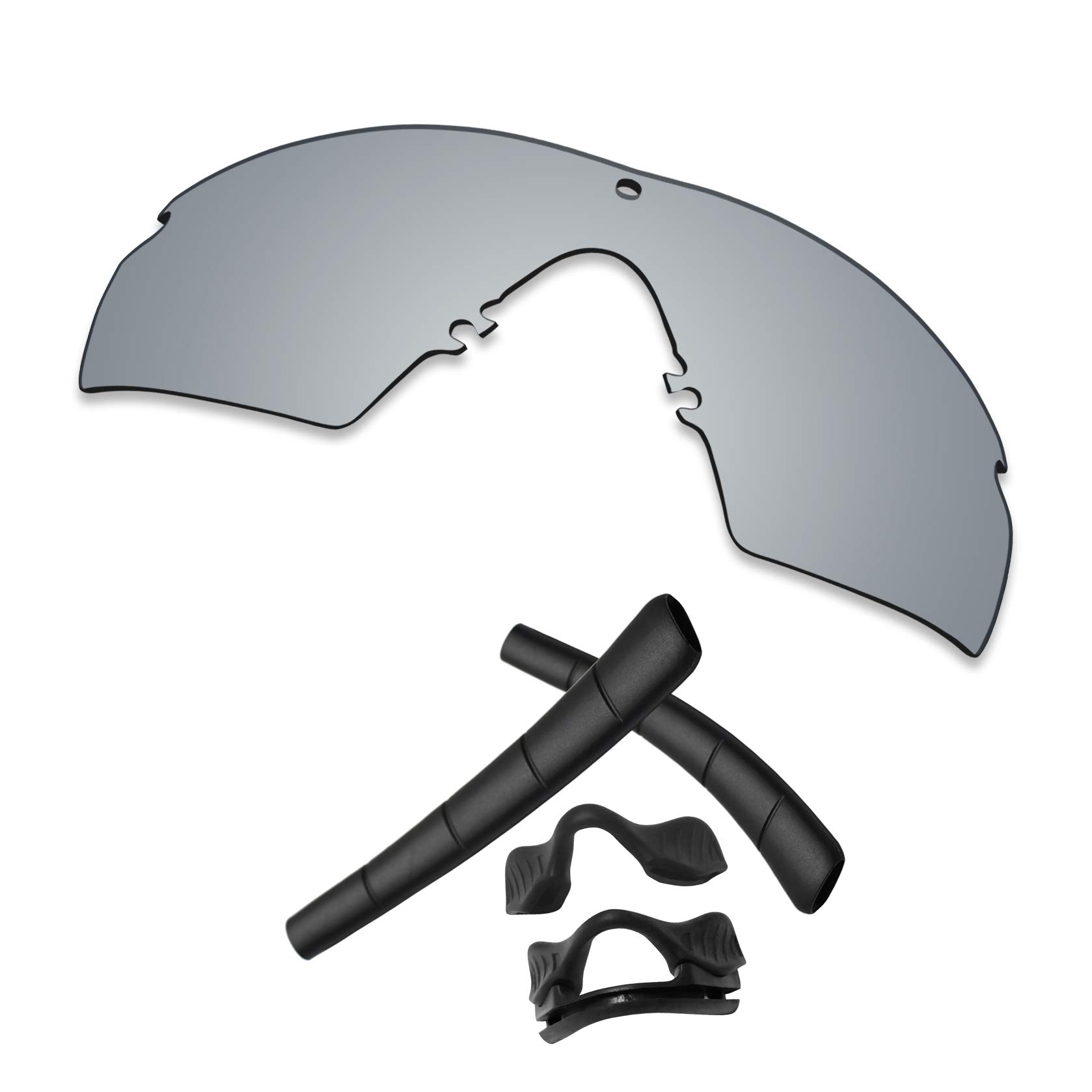 TRUSHELLPolarized Replacement Lenses | Rubber Kits for Oakley Si Ballistic M Frame 2.0 Sunglass