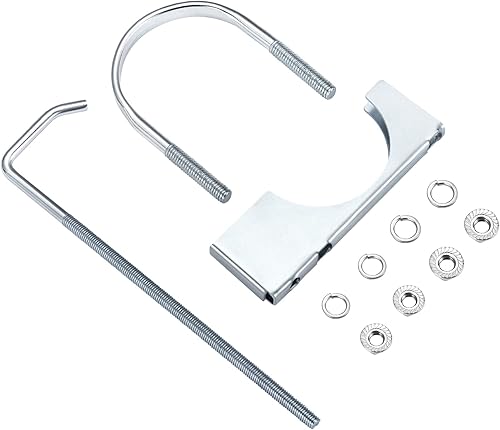 Miniatura 3 de Abrazadera de escape universal de 2.5"-3" con colgador para silenciador trasero de Ford F150 y camión con tubo de escape de 2.5"-3"