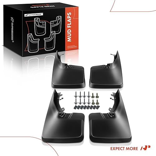 Miniatura 8 de A-Premium 4 protectores contra salpicaduras compatibles con vehículos Dodge y Ram 1500 2009-2010 2500 3500 2010, 1500 2500 3500 2011-2016, (sin