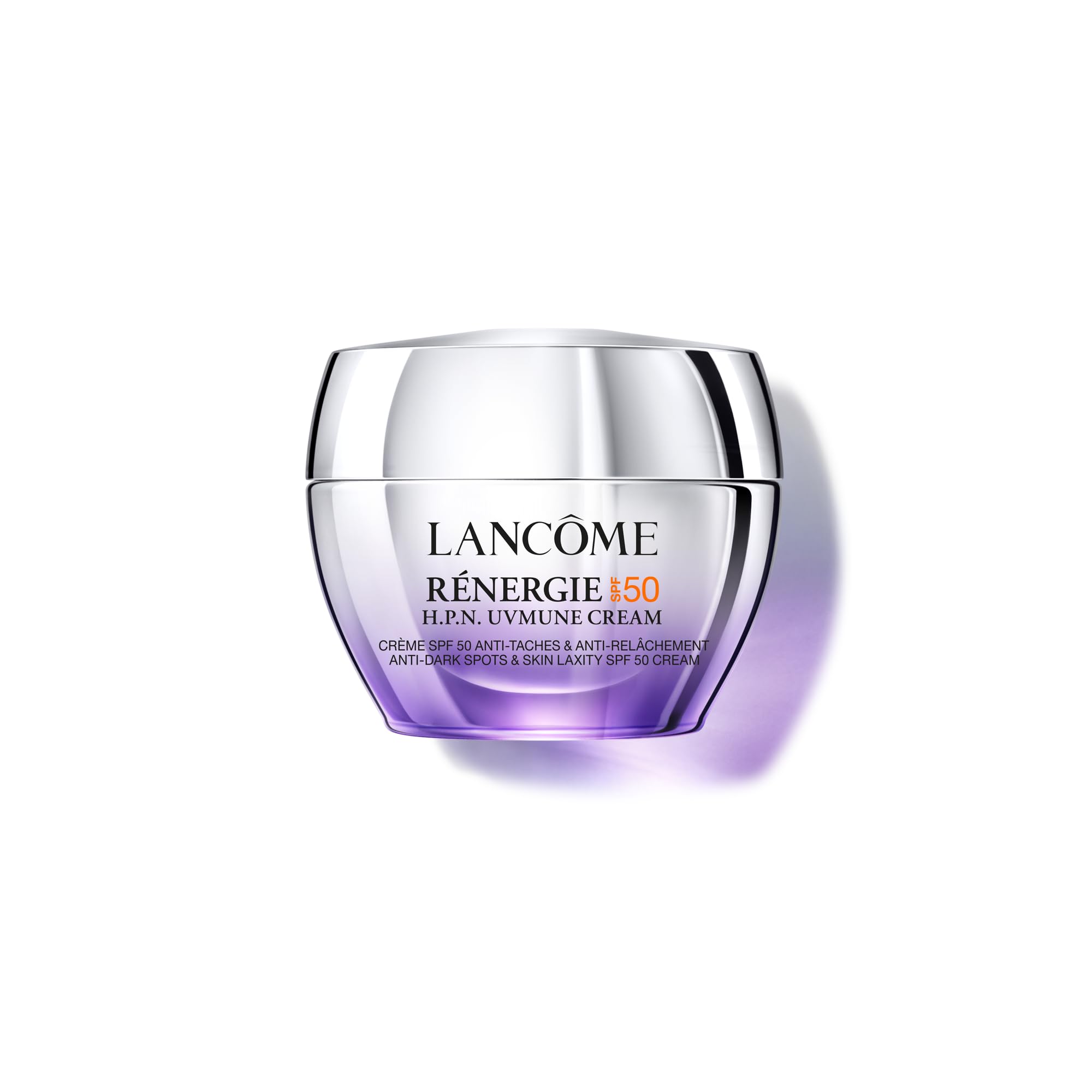 Lancôme - Rénergie Crema H.P.N. UVMUNE SPF 50 - Crema Antimanchas y Antiedad - Rostro, Cuello y Frente - Alta Sensorialidad - Tecnología Patentada - 50 ml