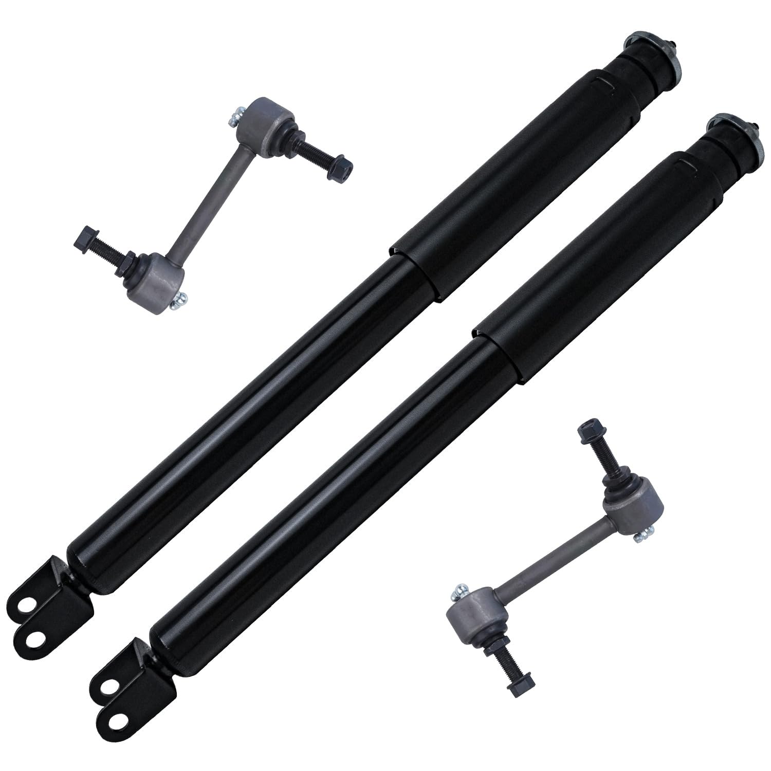 Detroit Axle - 4pc Rear Shocks Sway Bar Links Kit for 11-18 Ford Explorer