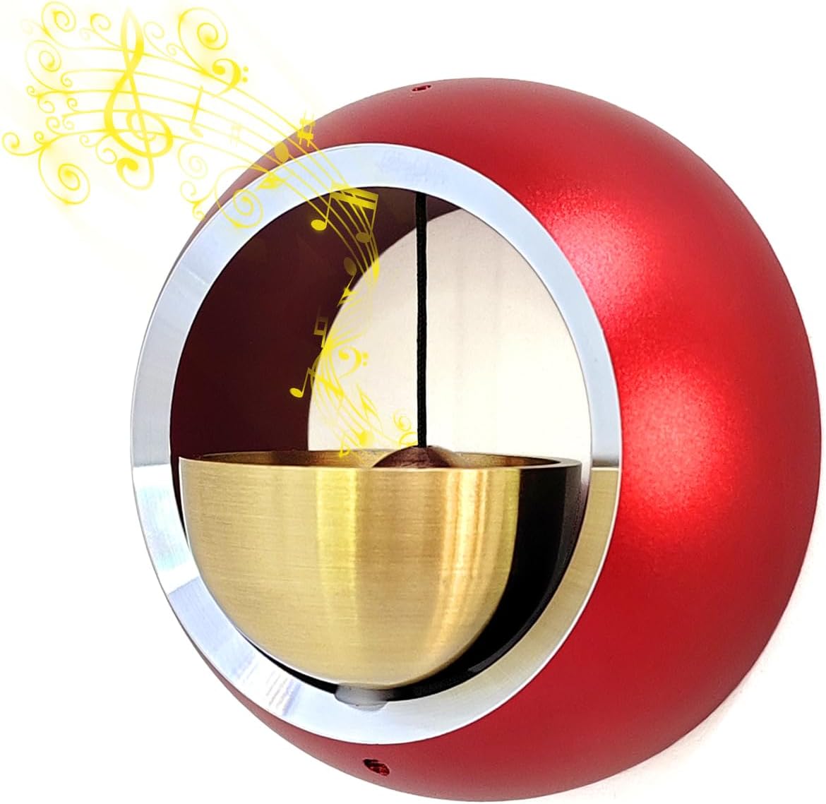 Shopkeepers Bell for Door Opening, Door Chime for Business When Entering, Easy to Install Magnetic Doorbell, Unique Business Decorations and Entrance Hanging Decorations- Creative Gift (Dark Gray)