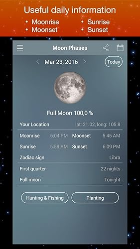 Moon Phase Calendar Zodiac:Amazon.com:Appstore for Android