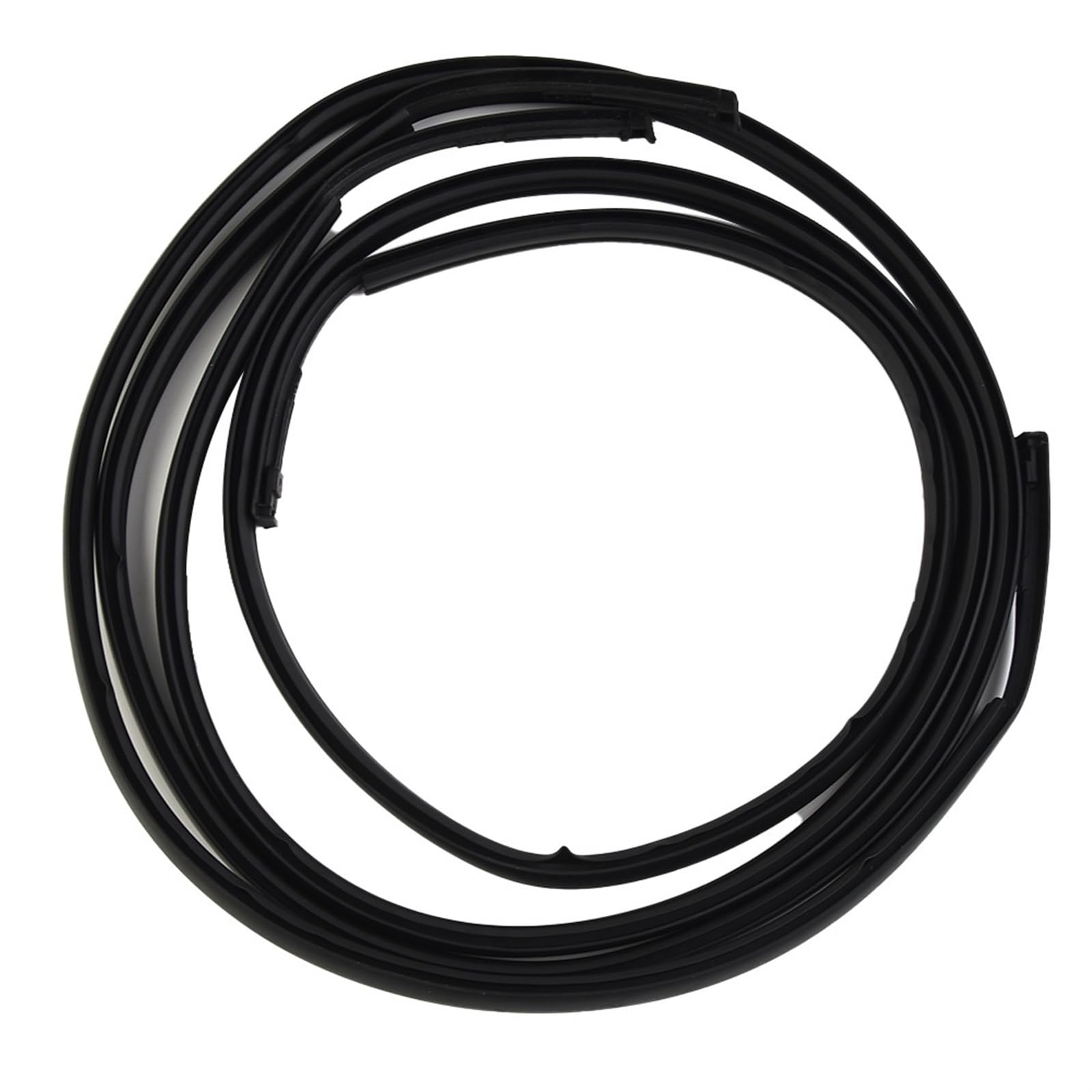 WASHLA 2pcs Tetto gocciolatoio Modanatura Laterale Striscia di Finitura 7555152130 Compatibile con Toyota for Yaris Hatchback 2007-2011 Accessorio for Auto di Ricambio