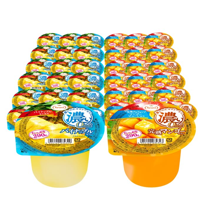 Amazon.co.jp: たらみ たっぷり290g 濃い 0kcal ゼリー 36個セット