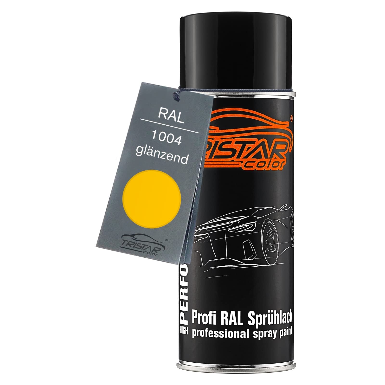 Tristarcolor Goldgelb Ral 1004 Spray Can 400 Ml Glossy Quick-Drying