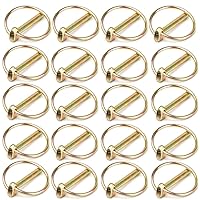 Vista 8 de Kit de surtido de 6 piezas de pasadores de chaveta 7/16 con anillo, pasador de chaveta resistente para tractores agrícolas, remolques, cortacésped