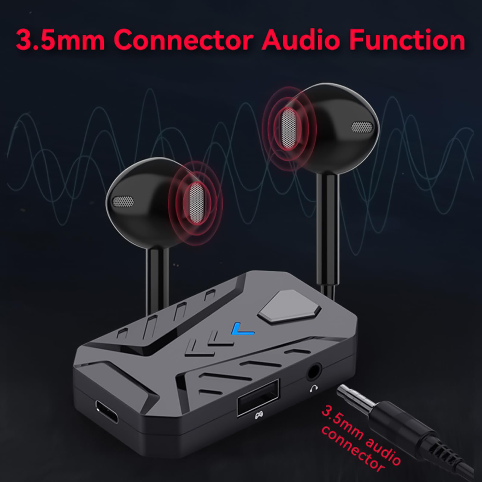 Adattatore per mouse Gamepad Controller mobile Tastiera da gioco Mouse Converter per adattatore di gioco mobile
