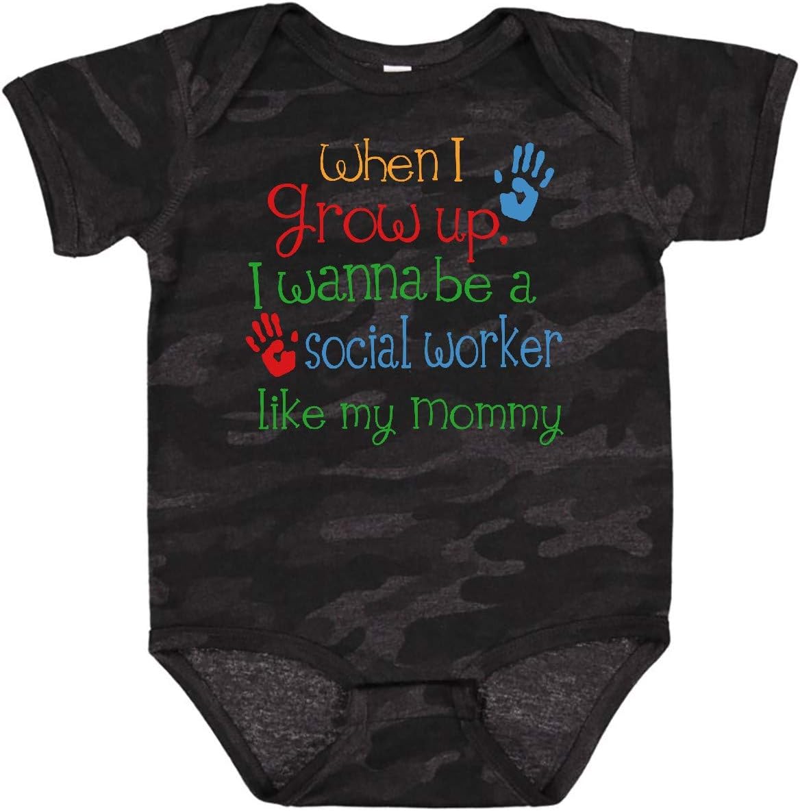 inktastic Social Worker Like Mommy Baby Bodysuit