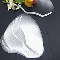 Vista 9 de 100 piezas de viseras protectoras faciales desechables para maquillaje Microblading, protectores faciales desechables para protección contra laca