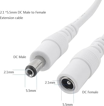 Delock DC verlengkabel 5.5 x 2.1 mm stekker naar stopcontact
