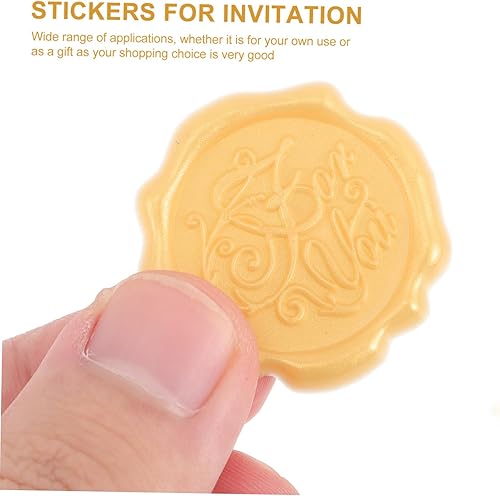 Miniatura 9 de BUTIFULSIC 10 piezas de decoración de boda, decoración de ceremonia de boda, calcomanías de boda para recuerdos, sello de cera de carta, recuerdos