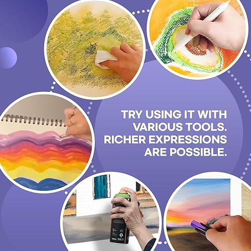 Miniatura 7 de Juego de pasteles suaves y secos, suministros de arte para artistas profesionales y principiantes adultos, 64 colores más 2 palos, colores pastel