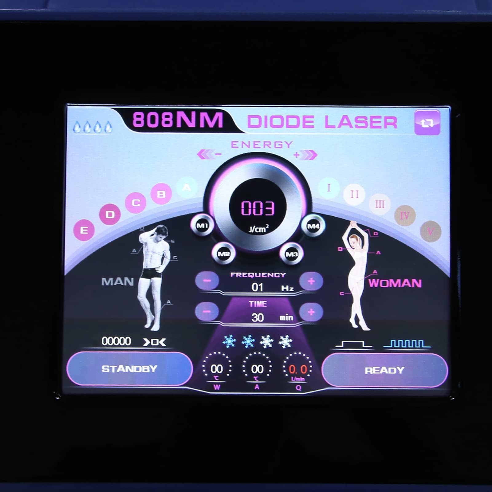 Máquina de depilación permanente láser de diodo 808, máquina de depilación portátil para mujeres y hombres, para uso facial, piernas, brazos, todo el cuerpo, removedor de vello profesional