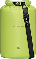 Vista 64 de Bee Nesting Juego de bolsas secas ultraligeras para mochileros, saco seco impermeable para camping, senderismo, motocicleta, saco de cosas ligeras